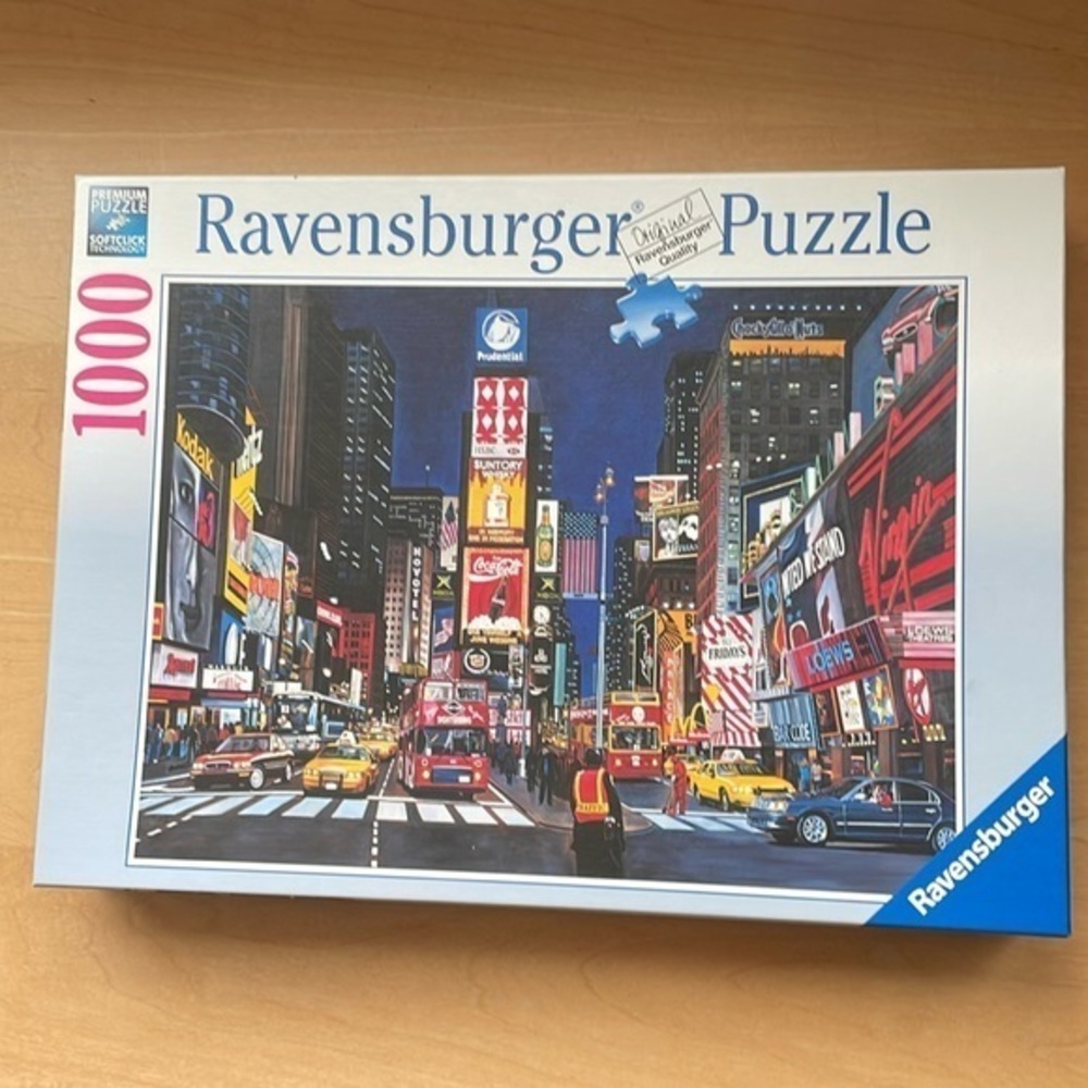Ravensburger Times Square NYC‎ 1000 Piece Jigsaw Puzzle No 19 208 3